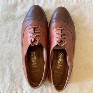 Honors leather brown women’s shoe